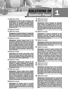NTA CUET (UG) 5 Mock Test Sample Question Papers Entrepreneurship (2024)