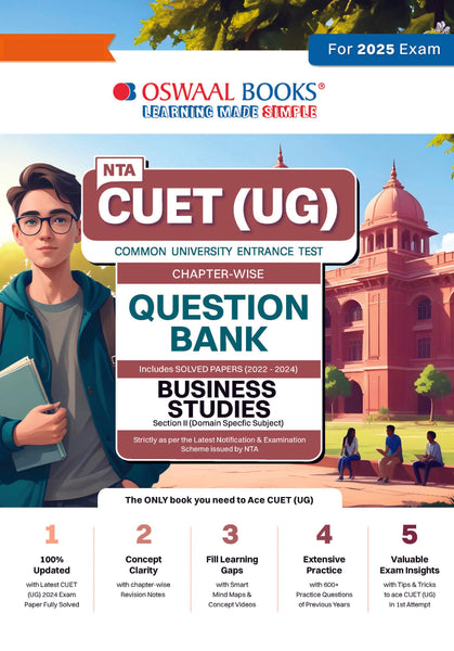 NTA CUET (UG) Chapterwise Question Bank Business Studies (For 2025 Exam)