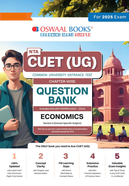 NTA CUET (UG) Chapterwise Question Bank Economics (For 2025 Exam)