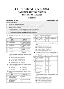 NTA CUET (UG) Chapterwise Question Bank English (For 2025 Exam) Oswaal Books and Learning Private Limited