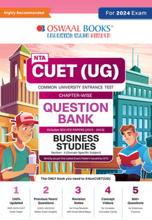 NTA CUET (UG)| Question Bank Chapterwise & Topicwise Business Studies For 2024 Exam Oswaal Books and Learning Private Limited