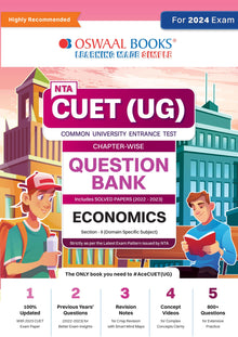 NTA CUET (UG)| Question Bank Chapterwise & Topicwise Economics For 2024 Exam Oswaal Books and Learning Private Limited