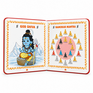 Lil Legends Shlokas & Mantras Padded Board Book for Kids | Sanskrit Prayers & Verses with Illustrations | Cultural Learning Picture Book | Age 2+ Years | Padded Cover Edition