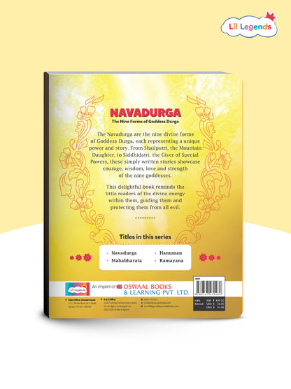 Navdurga Story Book for Kids by Sunita Pant Bansal | Discover 9 Forms of Goddess Durga with Mythological Stories & Vibrant Art | Ages 7+ - Oswaal Books