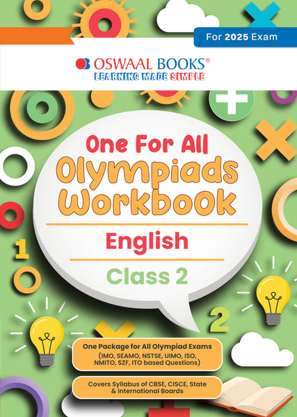 One for All Olympiads Workbook Class 2 English For 2025 Exam