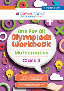 One for All Olympiads Workbook Class 3 Mathematics For 2025 Exam