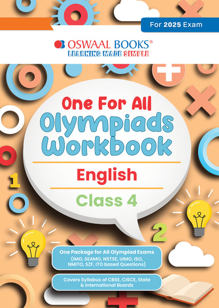 One for All Olympiads Workbook Class 4 English For 2025 Exam