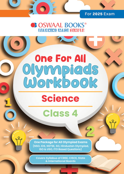 One for All Olympiads Workbook Class 4 Science For 2025 Exam