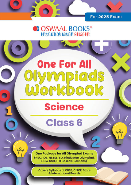 One for All Olympiads Workbook Class 6 Science For 2025 Exam