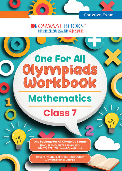 One for All Olympiads Workbook Class 7 Mathematics For 2025 Exam