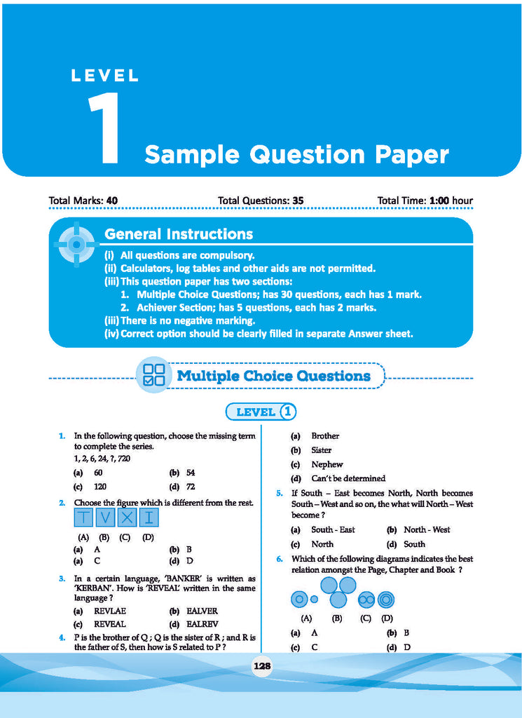 One For All Olympiad Class 7 Reasoning | Previous Years Solved Papers | For 2024-25 Exam Oswaal Books and Learning Private Limited