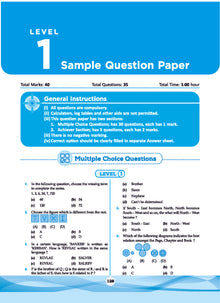 One For All Olympiad Class 7 Reasoning | Previous Years Solved Papers | For 2024-25 Exam Oswaal Books and Learning Private Limited