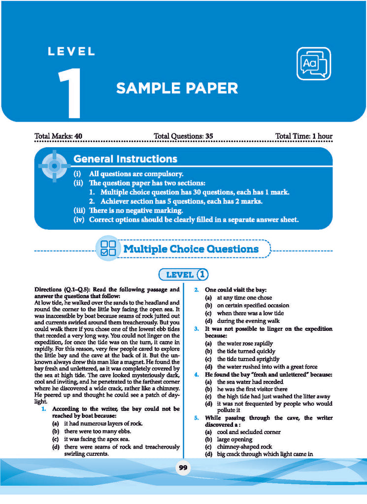 One For All Olympiad Previous Years Solved Papers | Class-7 English | For 2023 Exams
