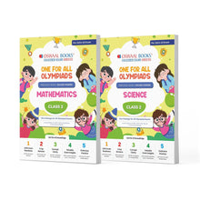 One For All Olympiad Previous Years' Solved Papers Class 2 (Set of 2 Books) Maths & Science for 2024-25 Exam Oswaal Books and Learning Private Limited