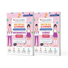 One For All Olympiad Previous Years' Solved Papers Class 7 (Set of 2 Books) Maths & Science for 2024-25 Exam Oswaal Books and Learning Private Limited