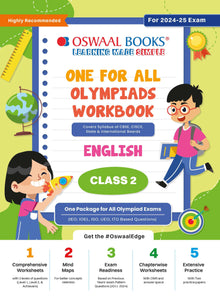 One For All Olympiad Workbook Class 2 English for 2024-25 Exam Oswaal Books and Learning Private Limited