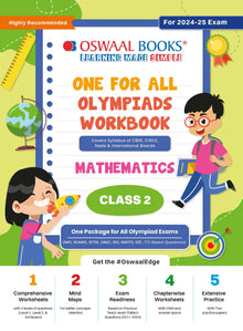 One For All Olympiad Workbook Class 2 Maths for 2024-25 Exam Oswaal Books and Learning Private Limited