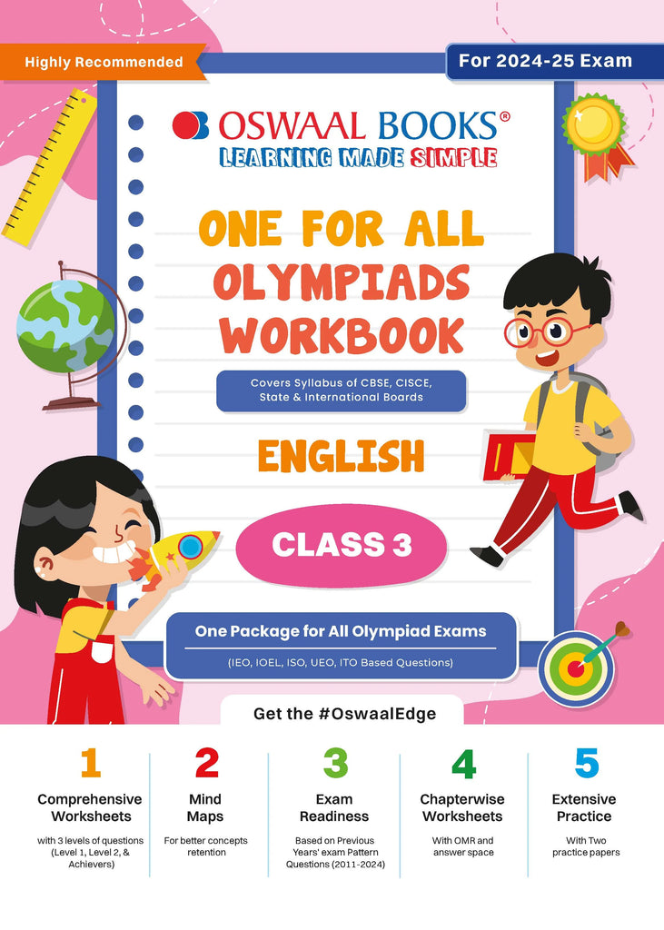 One For All Olympiad Workbook Class 3 English for 2024-25 Exam Oswaal Books and Learning Private Limited