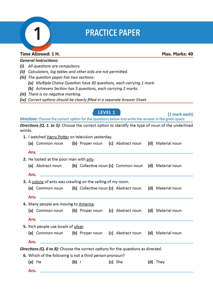 One For All Olympiad Workbook Class 4 English for 2024-25 Exam Oswaal Books and Learning Private Limited