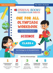 One For All Olympiad Workbook Class 4 Science for 2024-25 Exam Oswaal Books and Learning Private Limited