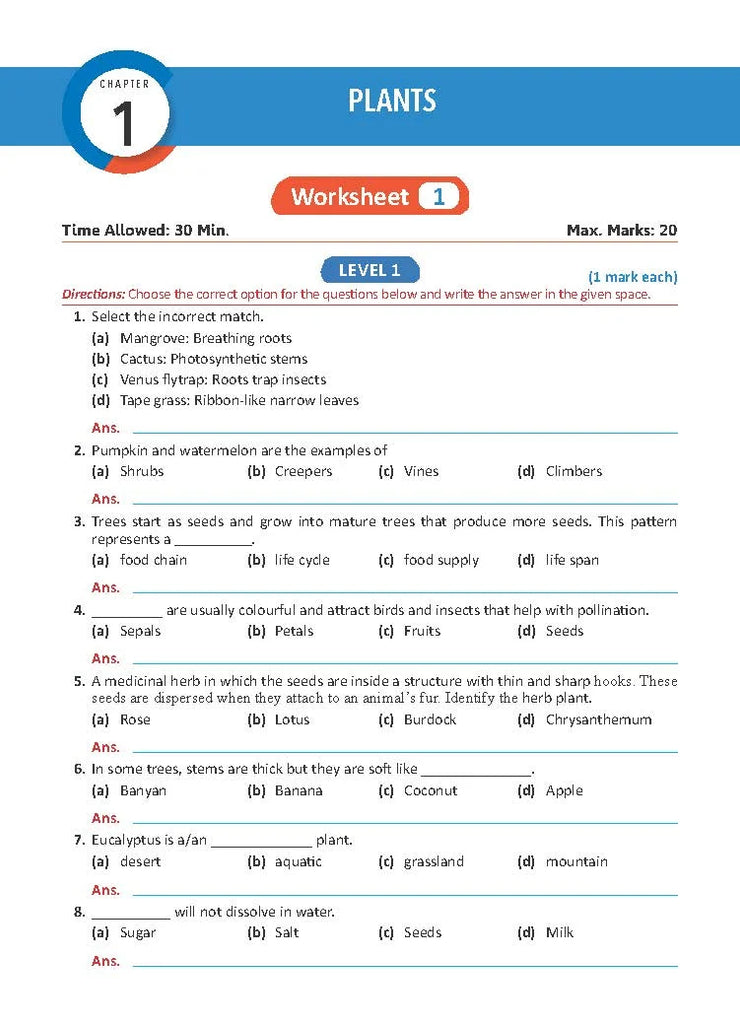 One For All Olympiad Workbook Class 4 Science for 2024-25 Exam Oswaal Books and Learning Private Limited