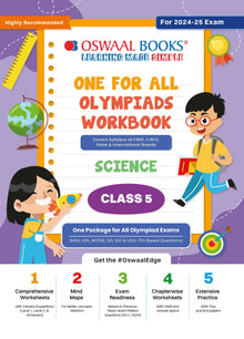 One For All Olympiad Workbook Class 5 Science for 2024-25 Exam Oswaal Books and Learning Private Limited