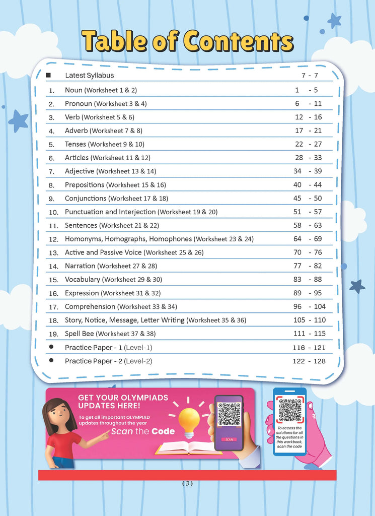 One For All Olympiad Workbook Class 5 (Set of 3 Books) Maths, Science & English For 2024-25 Exam Oswaal Books and Learning Private Limited