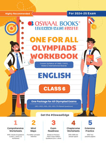 One For All Olympiad Workbook Class 6 English for 2024-25 Exam Oswaal Books and Learning Private Limited