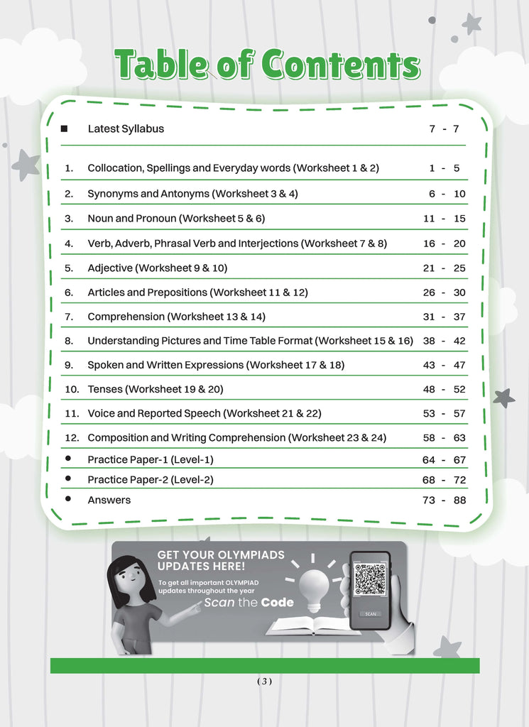 One For All Olympiad Workbook Class 6 English for 2024-25 Exam Oswaal Books and Learning Private Limited