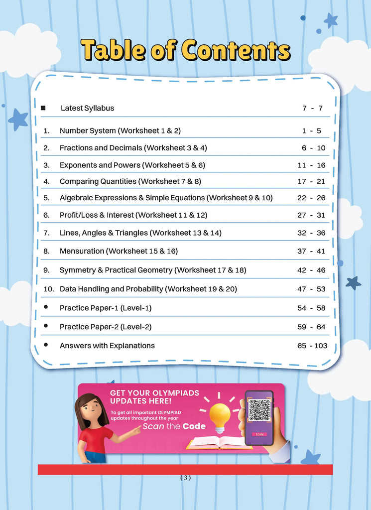 One For All Olympiad Workbook Class 8 Mathematics for 2024-25 Exam Oswaal Books and Learning Private Limited