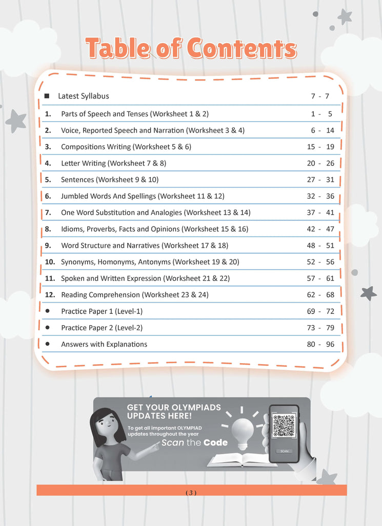 One For All Olympiad Workbook Class 8 (Set of 3 Books) Maths, Science & English For 2024-25 Exam Oswaal Books and Learning Private Limited