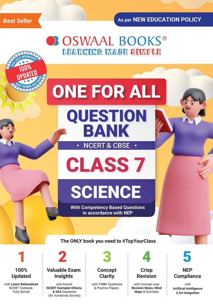 One For All Question Bank NCERT & CBSE, Class-7 Science