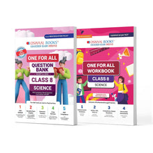 One For All Question Bank + One For All Workbook (NCERT & CBSE) Class 8 Science (Set of 2 Books) | Updated As Per NCF For Latest Exam Oswaal Books and Learning Private Limited