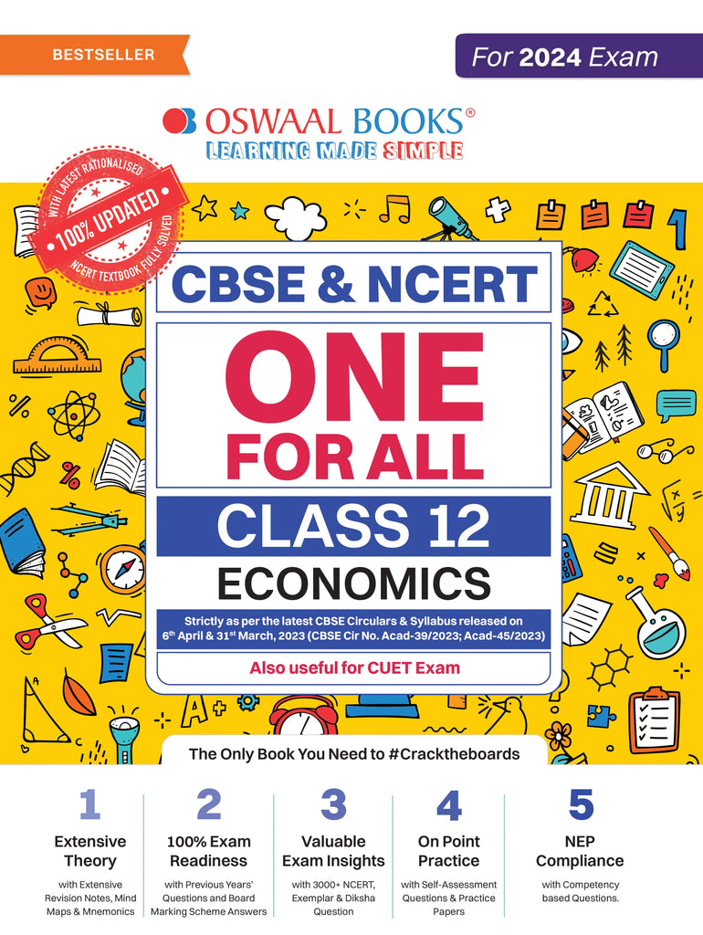 CBSE & NCERT One for All Class 12 Economics | For 2024 Board Exams