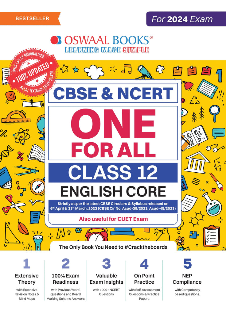 CBSE & NCERT One for All Class 12 English Core | For 2024 Board Exams