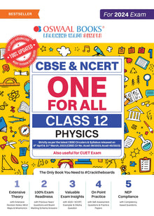 CBSE & NCERT One for All Class 12 Physics | For 2024 Board Exams