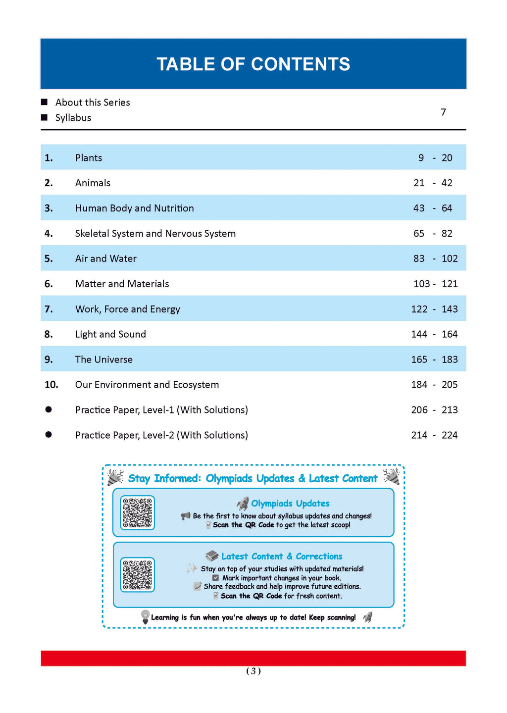 One for All Olympiads Chapter-wise Previous Years' Solved Papers, Prep-Guide (with Level 1, 2 & Achievers Section) Class 5 Science For 2026 Exam 