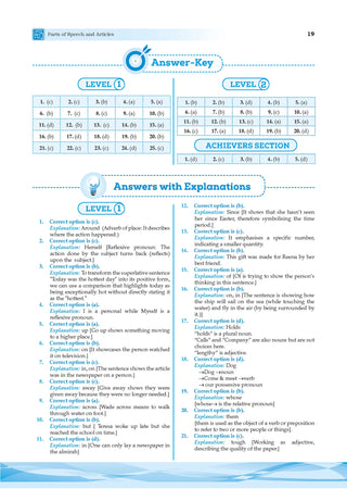 One for All Olympiads Chapter-wise Previous Years' Solved Papers, Prep-Guide (with Level 1, 2 & Achievers Section) Class 7 English For 2026 Exam 