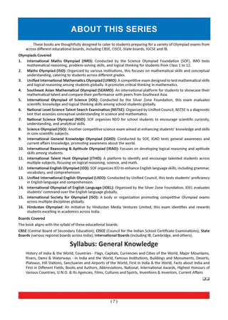 One for All Olympiads Chapter-wise Previous Years' Solved Papers, Prep-Guide (with Level 1, 2 & Achievers Section) Class 7 General Knowledge For 2026 Exam 
