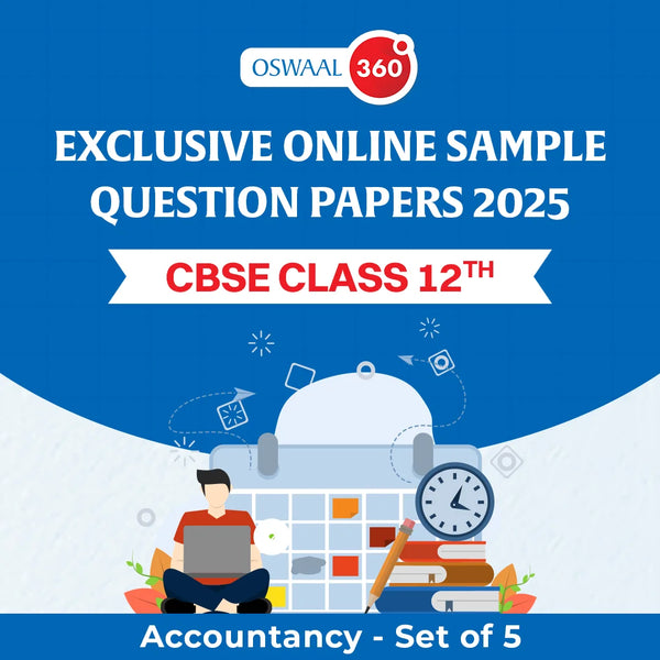 Oswaal Exclusive Online Sample Questions Papers 2025 - CBSE - Class 12th - Accountancy - Set of 5