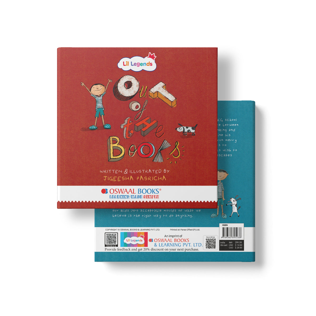 Oswaal lil legends | Out of The Books | Poem Book Written & Illustrated By Jigeesha Pasricha 