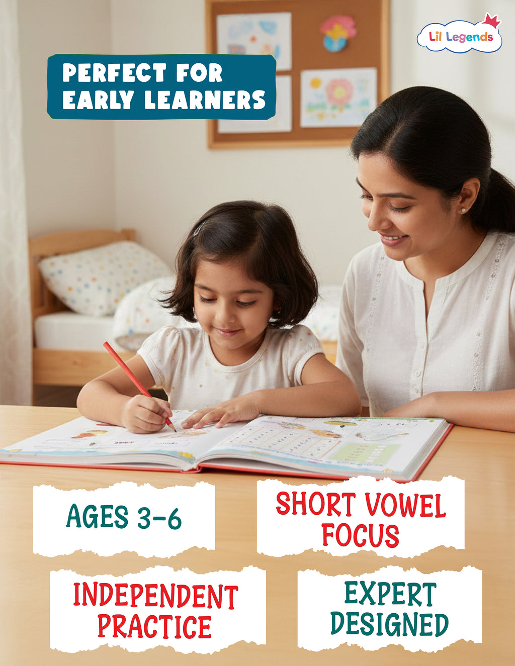 Incredible Phonics Workbook Level 2 Part 1 | CVC Mastery & Articulation ...