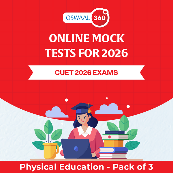 Oswaal CUET - Physical Education - Exclusive Online Mock Tests For 2026 Exams - Pack of 3