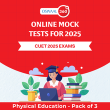 Oswaal CUET - Physical Education - Exclusive Online Mock Tests For 2025 Exams - Pack of 3