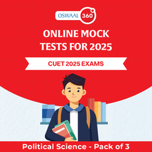 Oswaal CUET - Political Science - Exclusive Online Mock Tests For 2025 Exams - Pack of 3