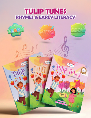 Lil Legends Tulip Tunes Rhymes That Bloom Smiles Book 1 for Kids | Early Literacy Rhymes | Phonemic Awareness & Reading Readiness | Picture Book | Age 3 Years