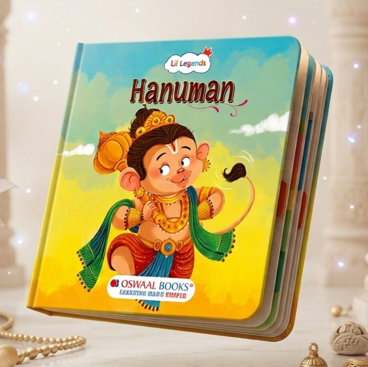 Lil Legends My Little Board Book of Mythological Tales of Lord Hanuman for Kids Age 3+ Years | Enchanting Indian Stories with Colourful Illustrations | Hindu Mythology Picture Book