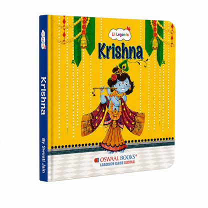 Lil Legends My Little Board Book of Mythological Tales of Lord Krishna for Kids Age 3+ Years | Enchanting Indian Stories with Colourful Illustrations | Hindu Mythology Picture Book