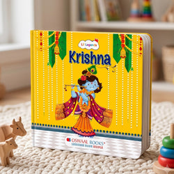 Lil Legends My Little Board Book of Mythological Tales of Lord Krishna for Kids Age 3+ Years | Enchanting Indian Stories with Colourful Illustrations | Hindu Mythology Picture Book