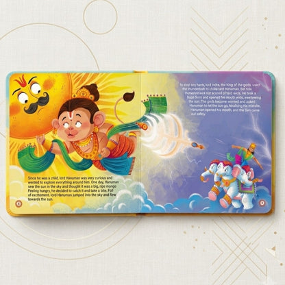 Lil Legends My Little Board Book of Mythological Tales of Lord Hanuman for Kids Age 3+ Years | Enchanting Indian Stories with Colourful Illustrations | Hindu Mythology Picture Book